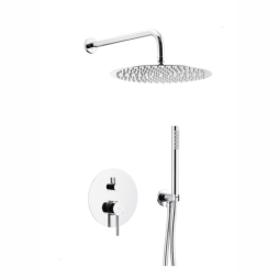 MOZA CHROM zestaw natryskowy podtynkowy z baterią 3 funkcyjną