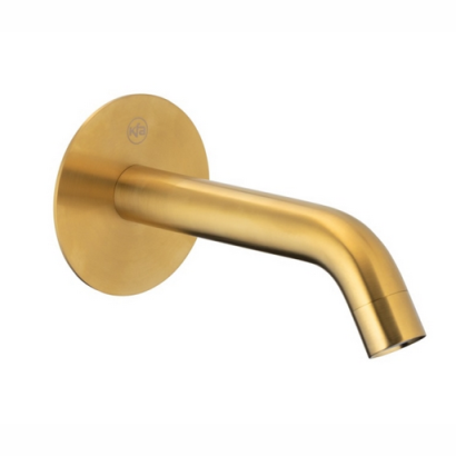 MOZA BRUSHED GOLD wylot wannowy podtynkowy