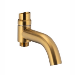 Wylot wannowy do kompletacji z deszczownią MOZA BRUSHED GOLD