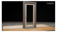 Thermo80 ALU Classic drzwi drewniano-aluminiowe. Trwałe na lata.