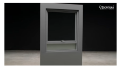 Optima skandynawskie okno drewniane. Uchylasz na zewnątrz.