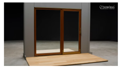 Thermo 80 PSK Comfort drzwi tarasowe uchylno-przesuwne. Drewniane naprawdę.