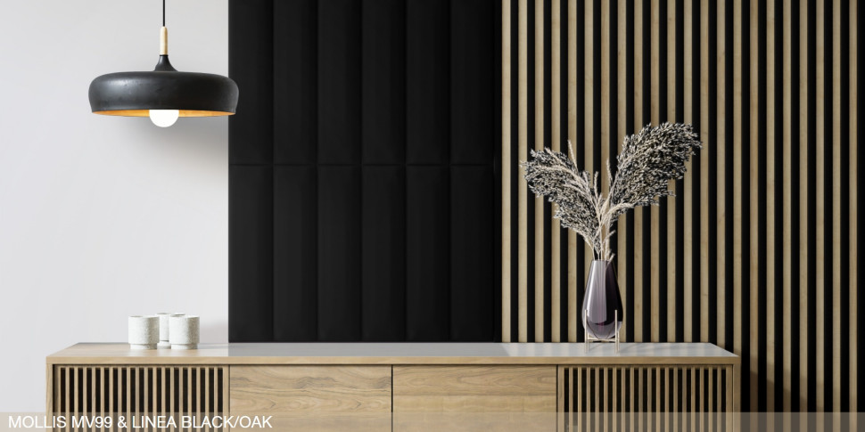 Panele tapicerowane Mollis. fot. STEGU