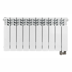 Grzejnik aluminiowy G350F/D z dolnym zasilaniem
