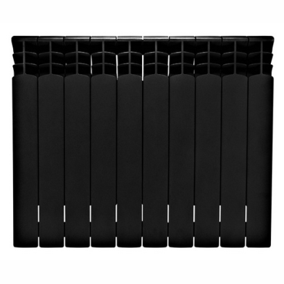 Grzejnik aluminiowy G600F 10-elementowy CZARNY