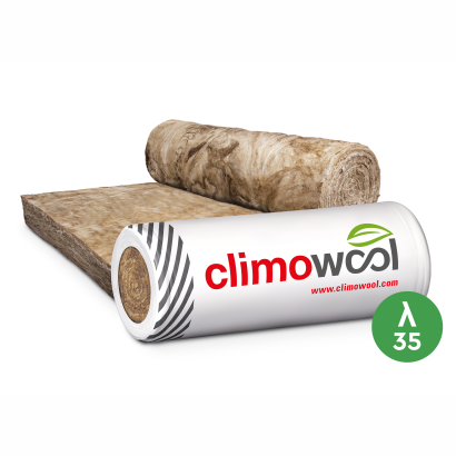 Mata z mineralnej wełny szklanej climowool DF35
