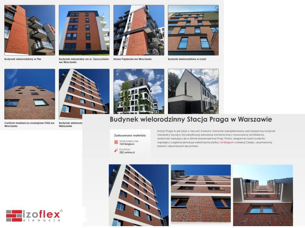 Inspirująca galeria realizacji elewacji w systemie Izoflex