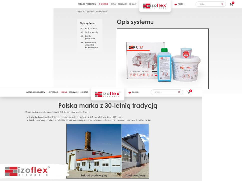 Rzetelne wpisy w firmowej strefie wiedzyo produktach i marce Izoflex 