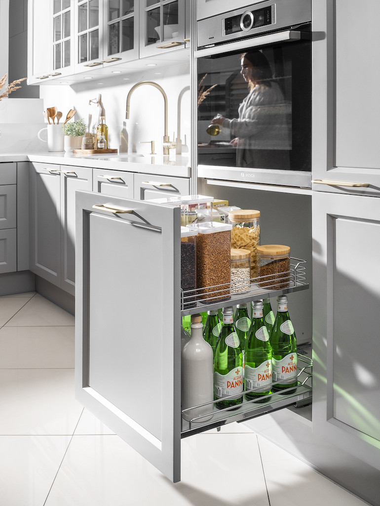 Modułowy i elastyczny sposób na przechowywanie produktów w kuchni