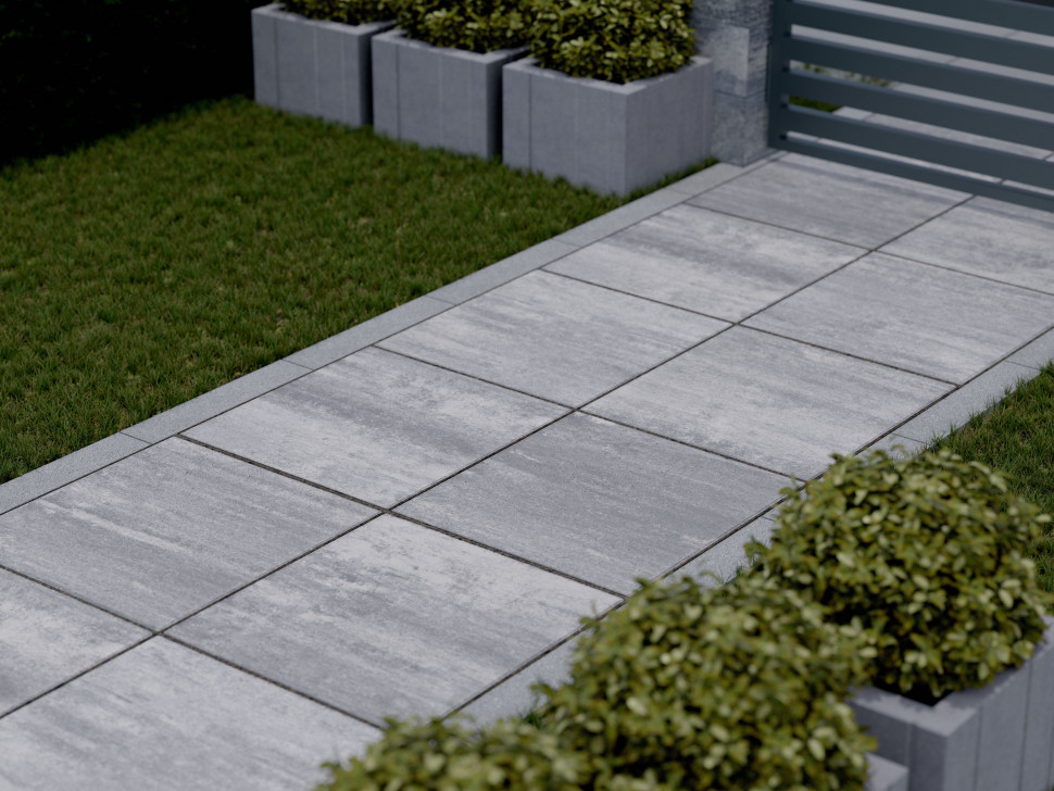 Ścieżka z płyt Polbruk Bosso