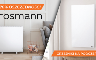 Grzejniki na podczerwień Grosmann - do 70% mniejsze rachunki