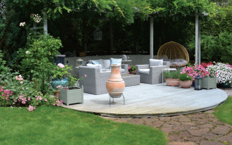 Ogród po modernizacji zyskał nowe funkcje