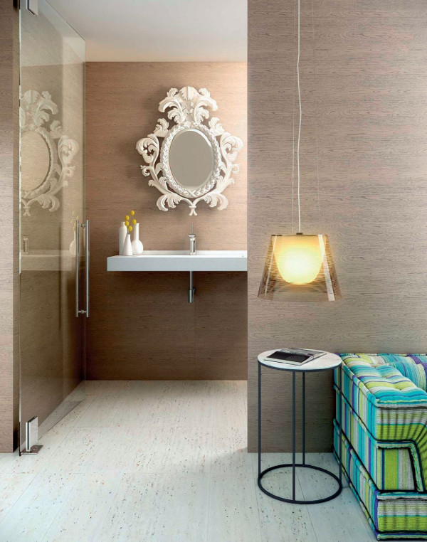 Wodoodporne okładziny ścienne i podłogowe z kolekcji Skin Panels