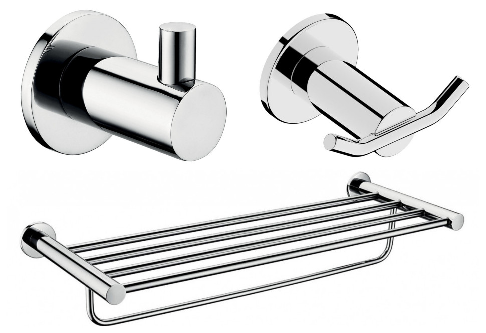 Chromowane wieszaki Ferro