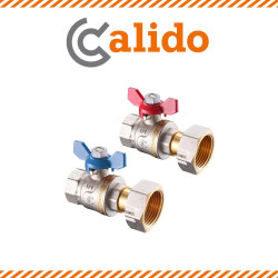 CALIDO S30 - zawory kulowe z ruchoma nakrętką i motylkiem
