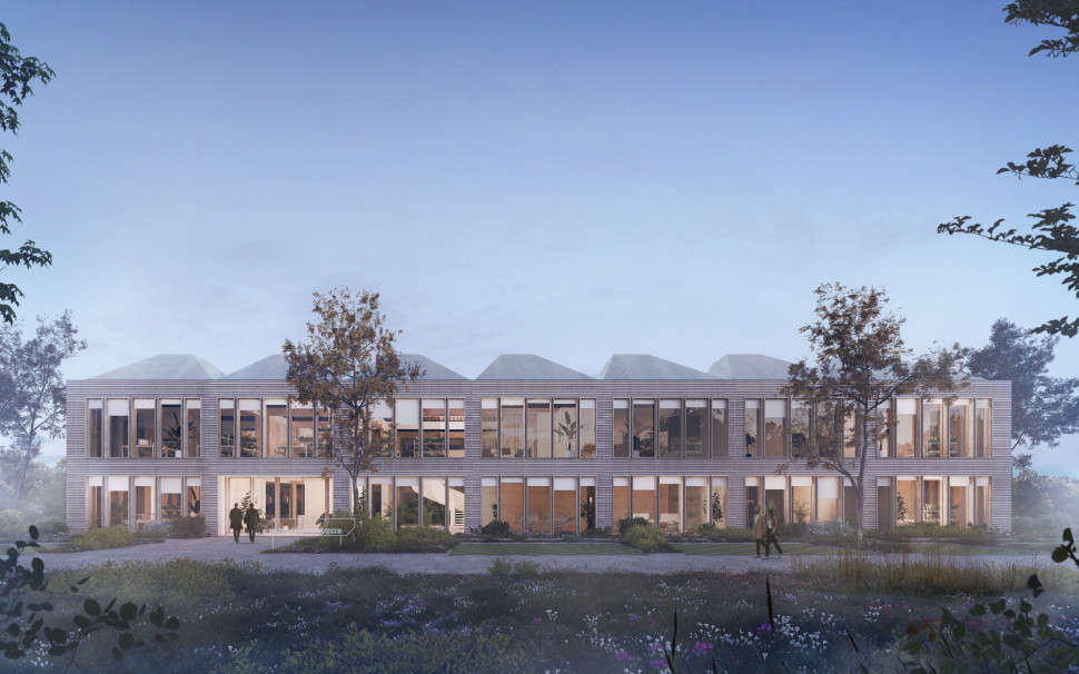 Projekt  biurowca dla Grupa Burkietowicz - zapropoonwany przez STUDIO GAB - pierwsze miejsce w konkursie