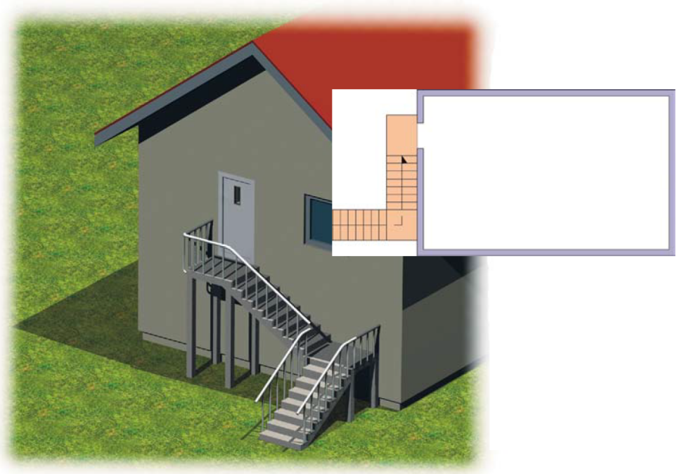 Rysunek: Budowa schodów zewnętrznych