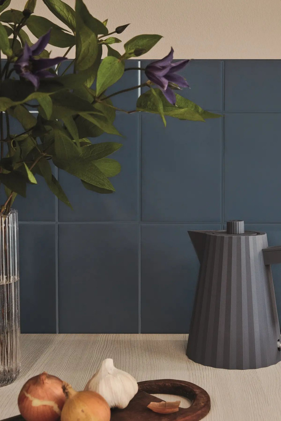 Kafelki pomalowane farbą Tikkurila Luja Ceramic Tiles