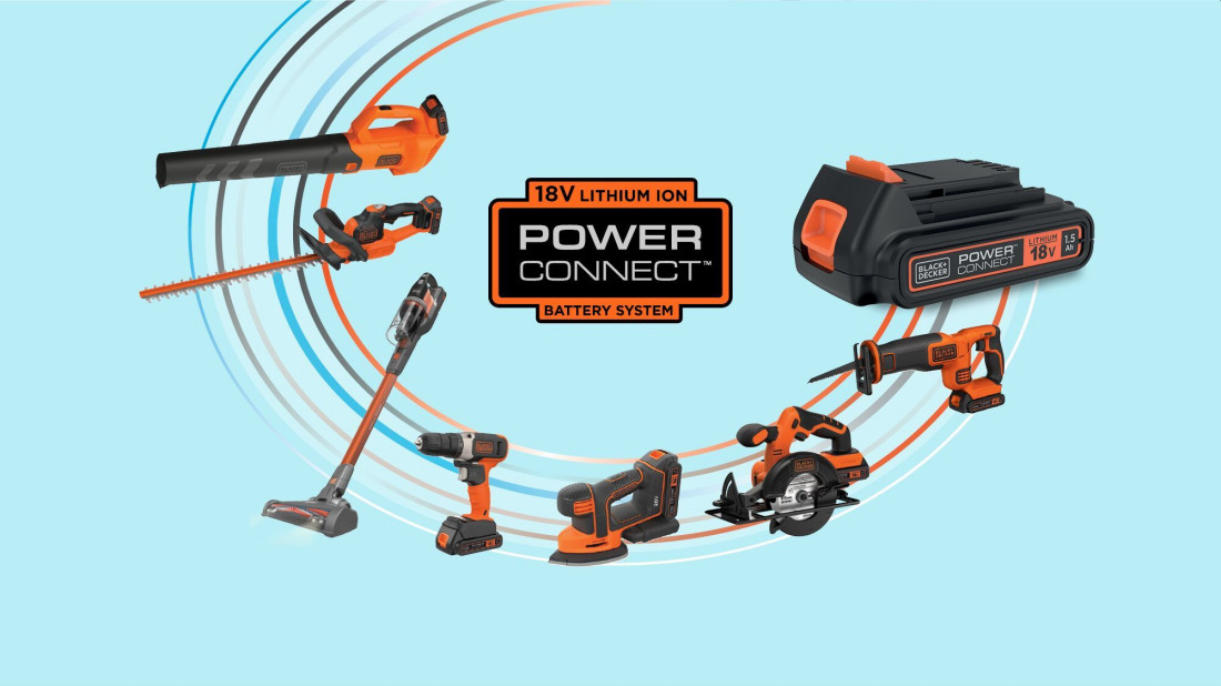 System akumulatorowy 18V od BLACK+DECKER