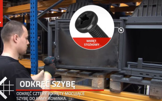 Wymiana szyby we wkładzie kominkowym