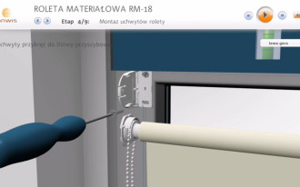 Instrukcja montażu rolety materiałowej