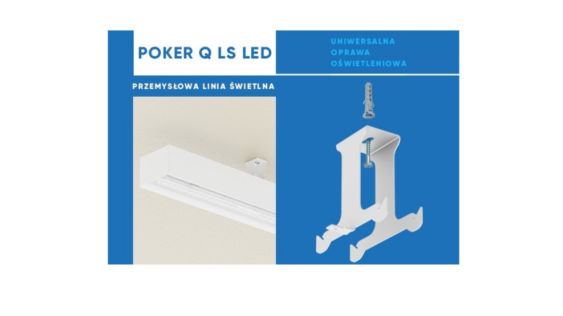 Łącznik sufitowy POKER Q LS LED