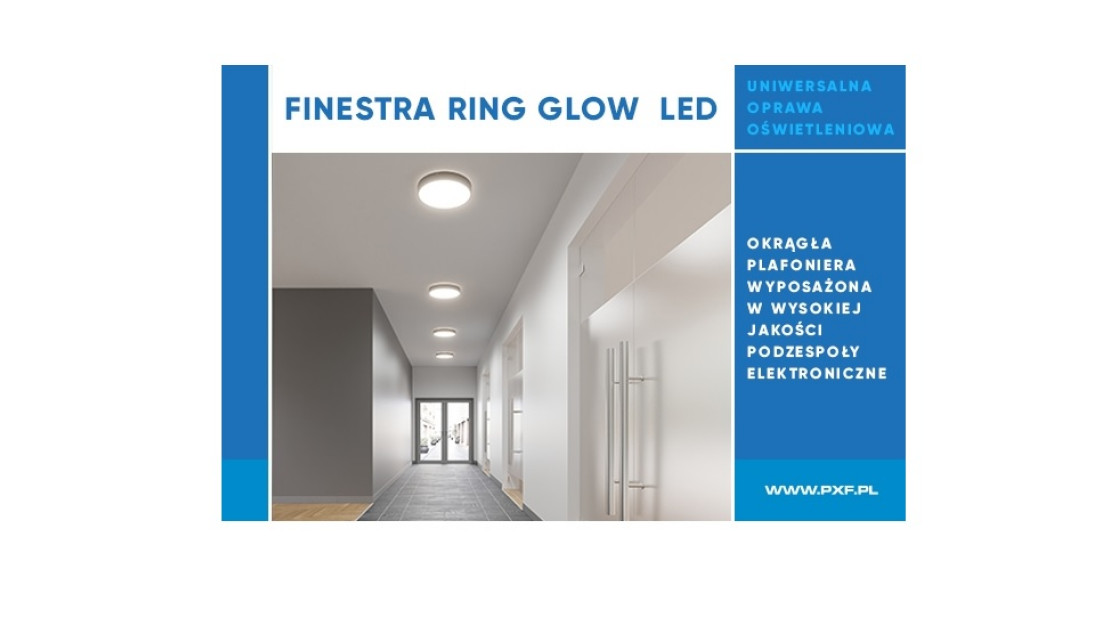 Nowa oprawa FINESTRA RING GLOW LED w ofercie PXF Lighting