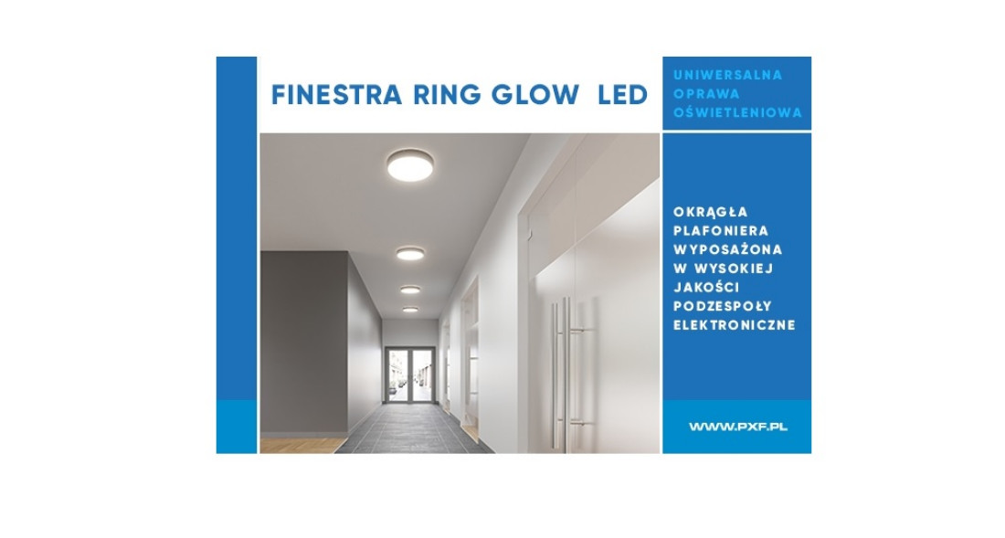Nowa oprawa FINESTRA RING GLOW LED w ofercie PXF Lighting