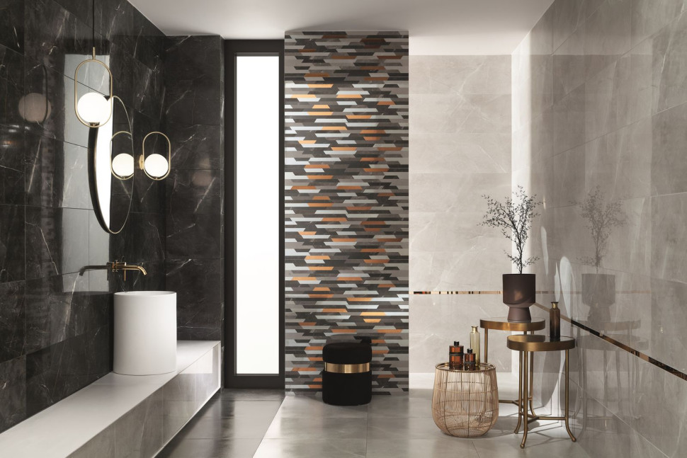 Aranżacja wnętrza z kolekcją Brainstorm od Grupy Tubądzin