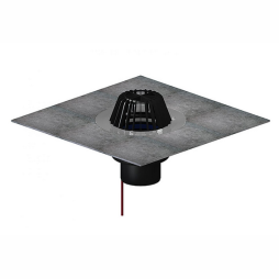 Dallmer wpust dachowy 62 H DallBit, ogrzewany, DN 100