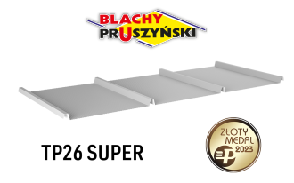 Złoty Medal BUDMA 2023 dla blachy trapezowej TP26 SUPER - Blachy Pruszyński
