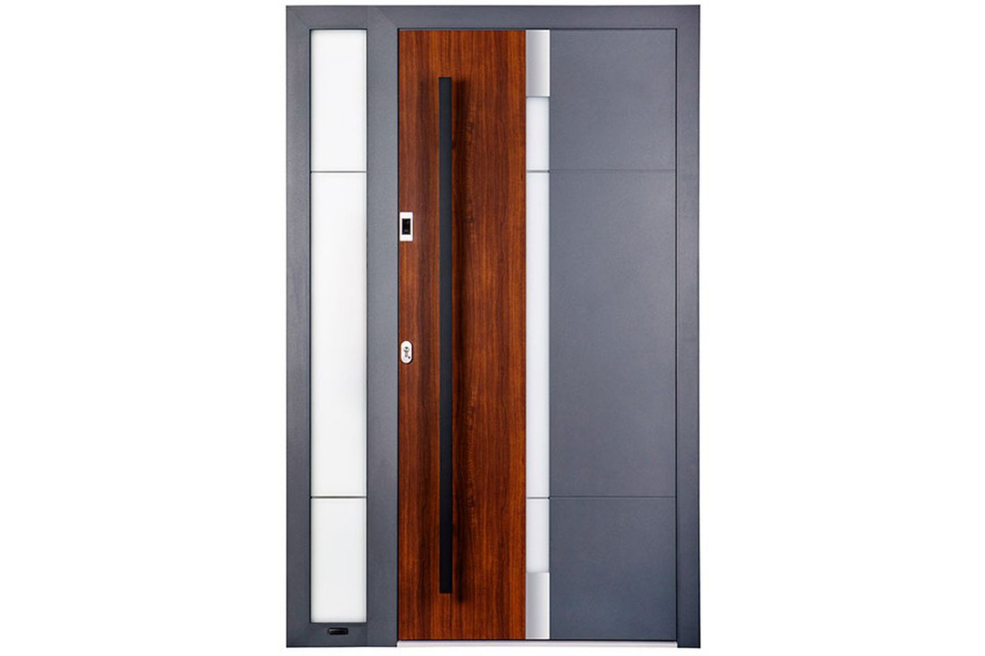 Drzwi zewnętrzne z aluminium: ALUMORE DOOR od EUROCOLOR