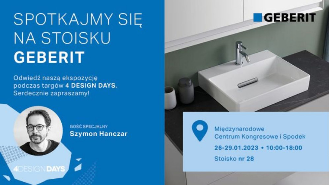 Geberit zaprasza na 4 Design Days