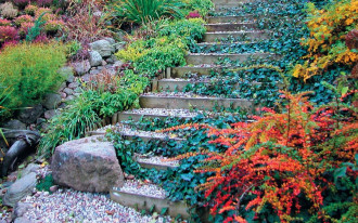 Schody w ogrodzie - budowa, materiały