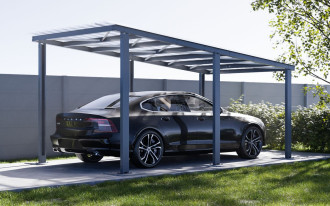 CARPORT - nowoczesna wiata samochodowa z opcją dachu z paneli fotowoltaicznych