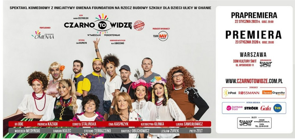 Sztuka Czarno to widzę, czyli wymieszani, posortowani