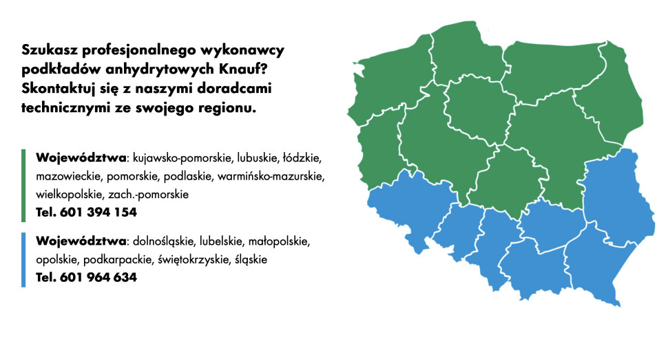 Jeśli chcesz wykonać u siebie to znajdź firmę wyspecjalizowaną w Twoim regionie lub skontaktuj się z doradcami Knauf, którzy wskażą Ci takie firmy.