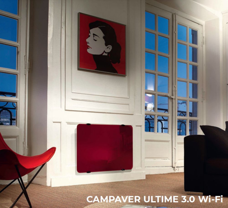 Grzejnik elektryczny sterowany zdalnie CAMPAVER ULTIMATE 3.0 WiFi. fot. BURSA