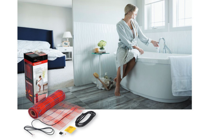 Elektryczne ogrzewanie podłogowe w łazience. Jak ustawić termostat? 