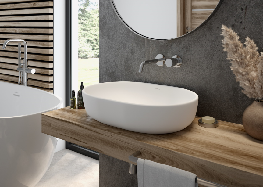 Ponadczasowe wzornictwo kolekcji Hamnes doda charakteru każdej łazience