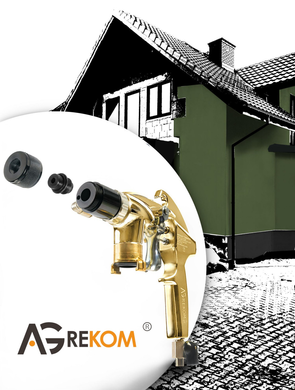 Tynkowanie elewacji pneumatycznym agregatem natryskowym