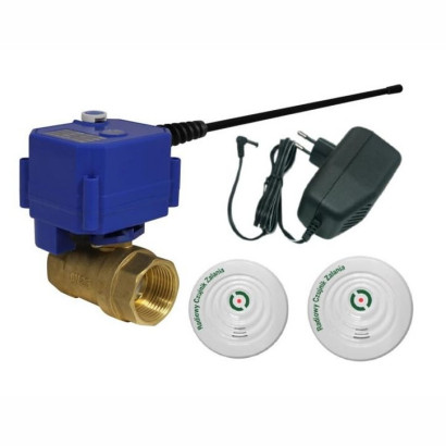 System przeciwzalaniowy zestaw 2 czujniki + zasilacz