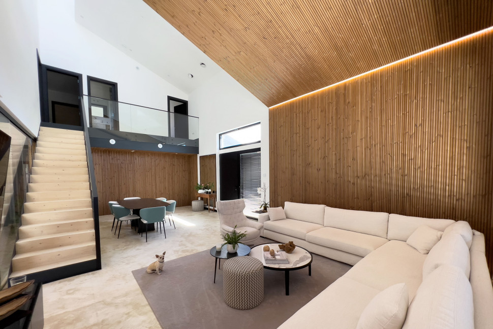 Termodrewno cieszy się powodzeniem także jako element wykończenia oraz dekoracji wnętrz.