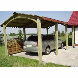 Konstrukcja wiaty garażowej jednostanowiskowej Alaska