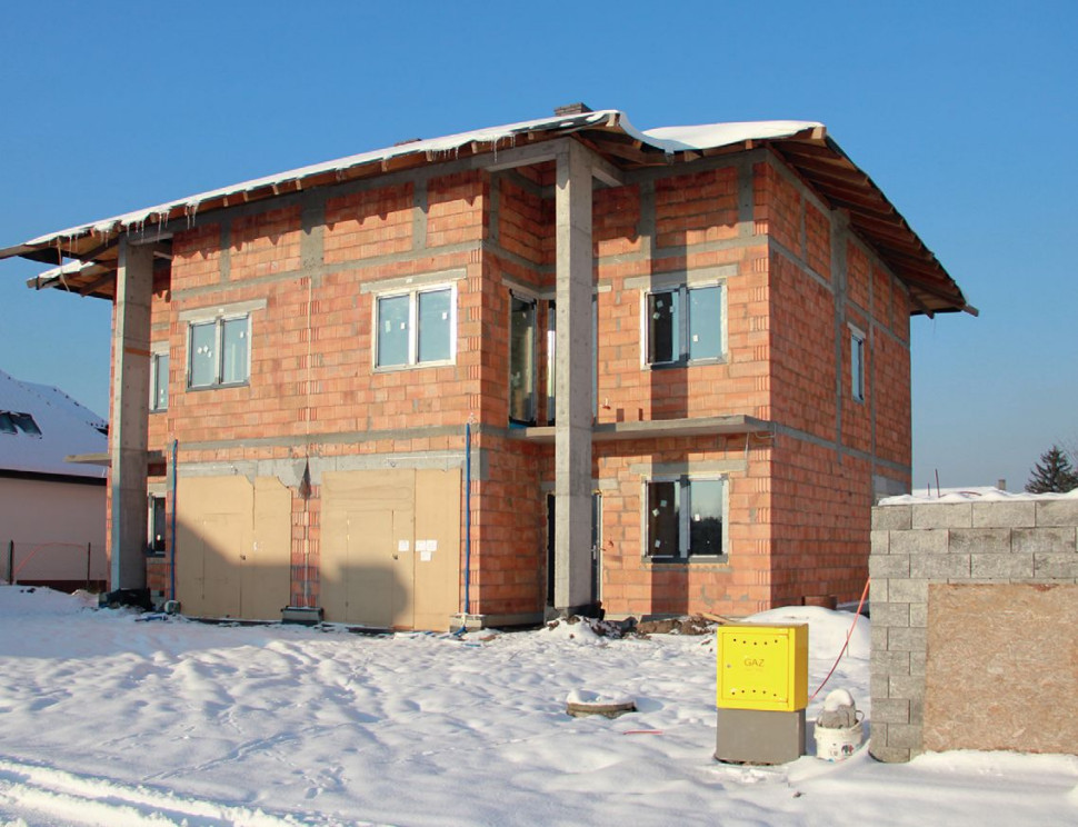 Budowa domu jednorodzinnego - plac budowy