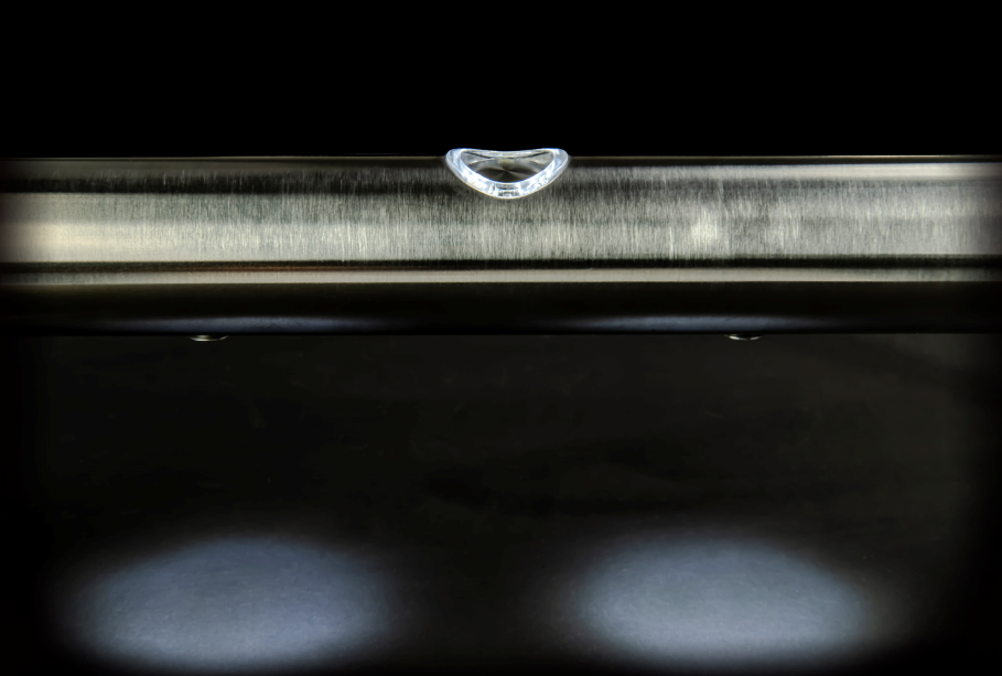 Mikrosensor w rurze okrągłej bardzo korzystnie uszlachetnia uchwyt wizualnie i praktycznie.