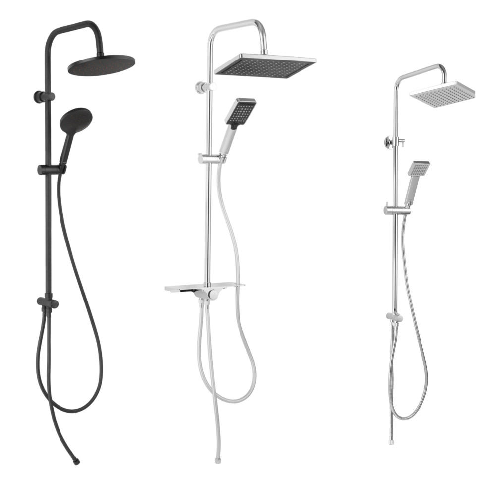 Praktyczne i funkcjonalne natryski z deszczownicami