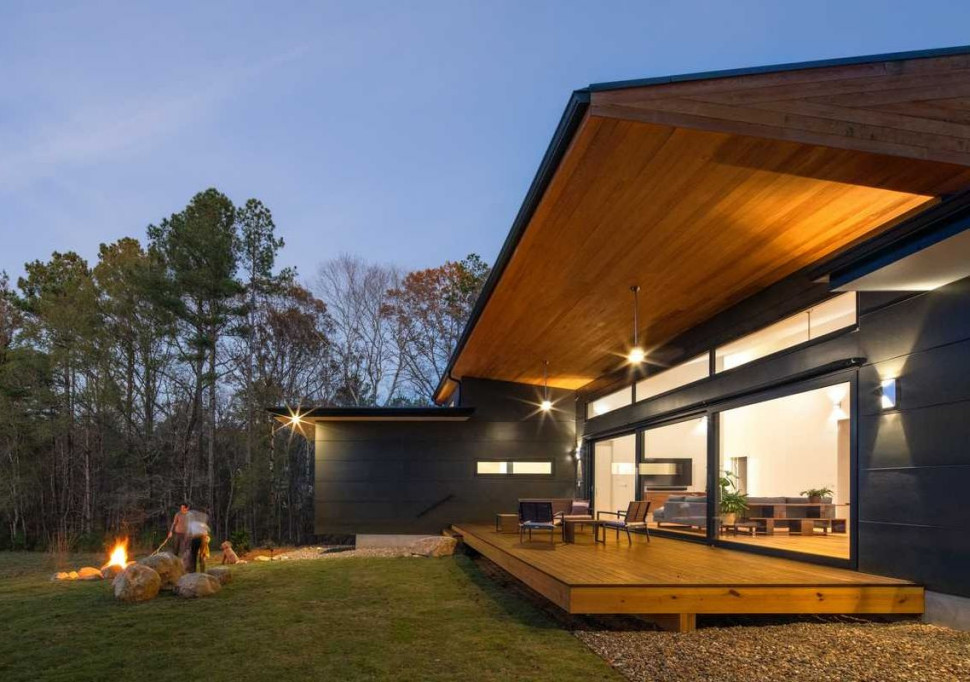 Rezydencja Baboolal utrzymana w koncepcji Shakkei. fot. AWILUX Polska