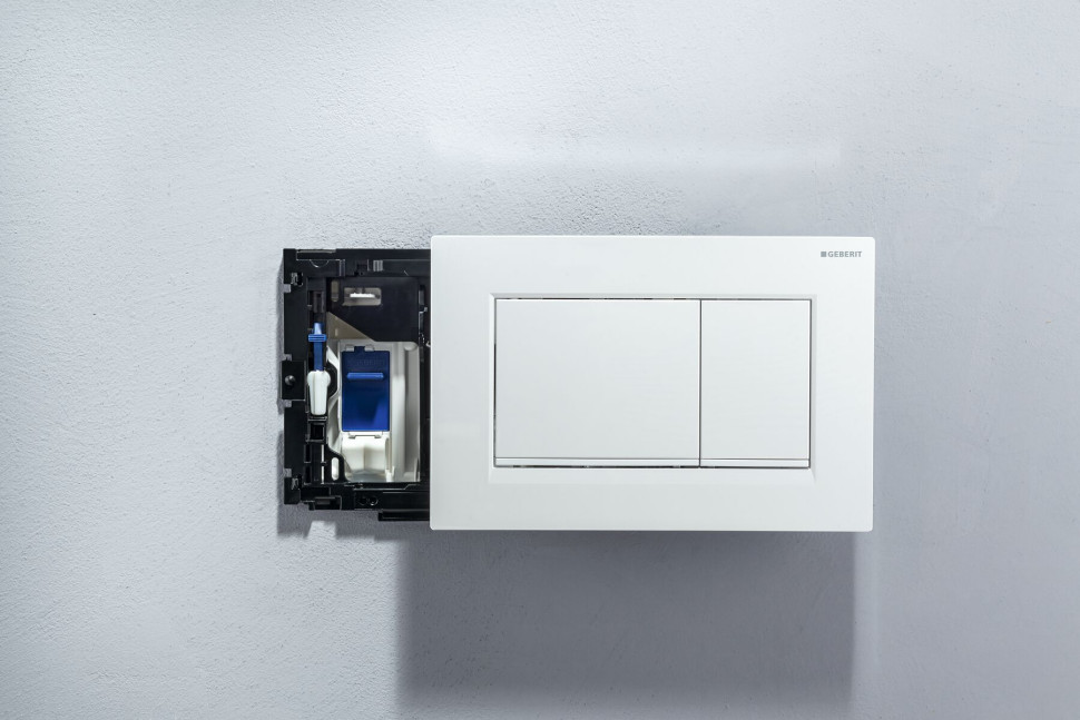 Moduł można zainstalować z dowolną spłuczką Geberit Sigma