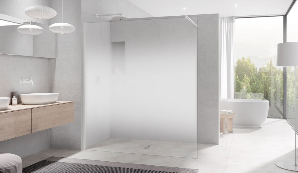 Kabina prysznicowa WALK-IN XC White Line. fot. Kermi